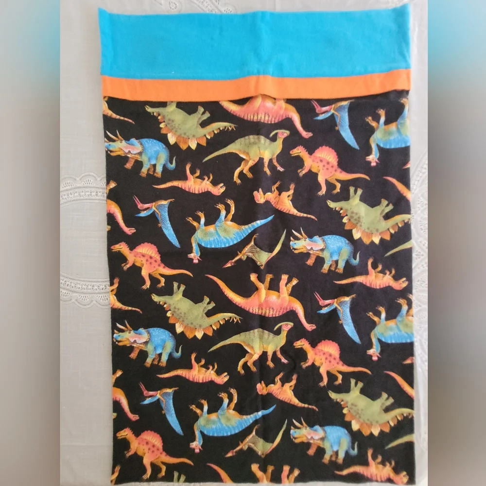 Dinosaur Winter Pillowcases set 2 pcs.Pre-loved
